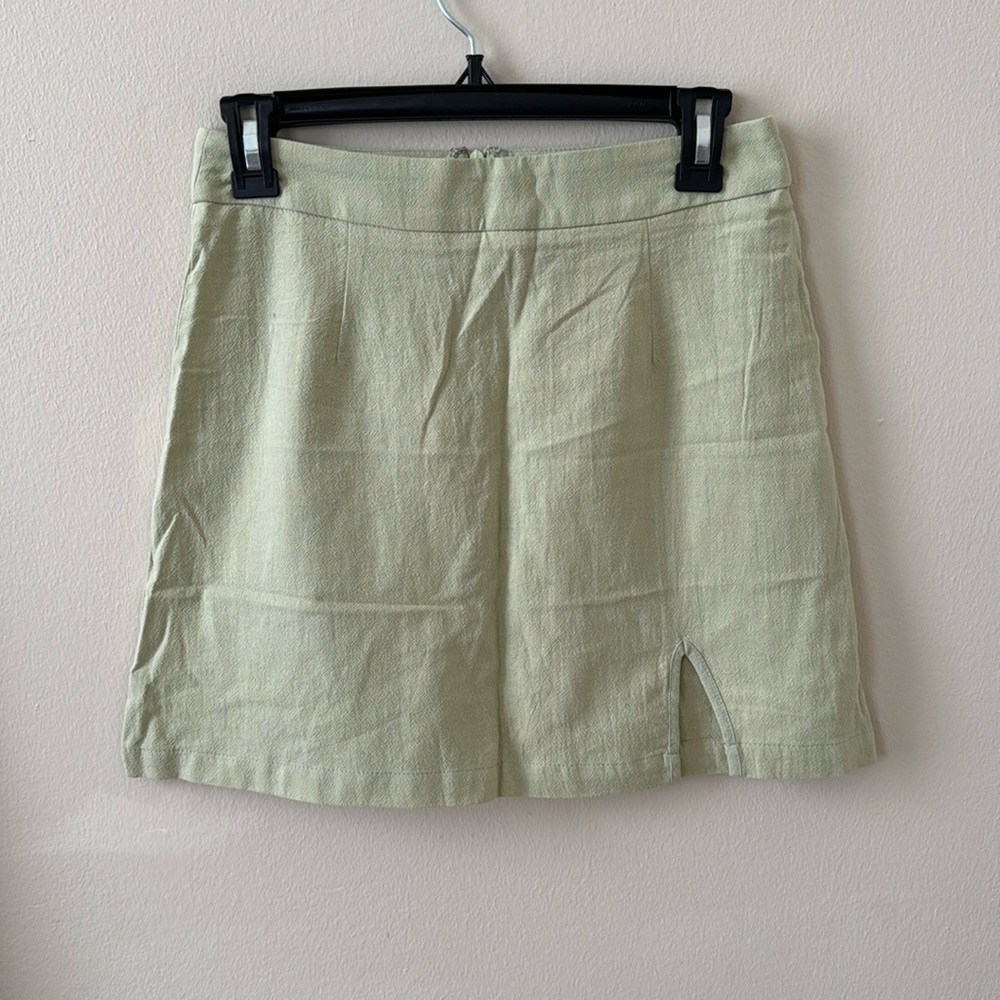 SHEIN light green skirt